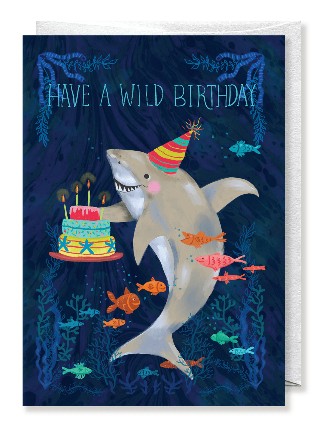 Have a wild birthday, Shark card - Jolly Dragons