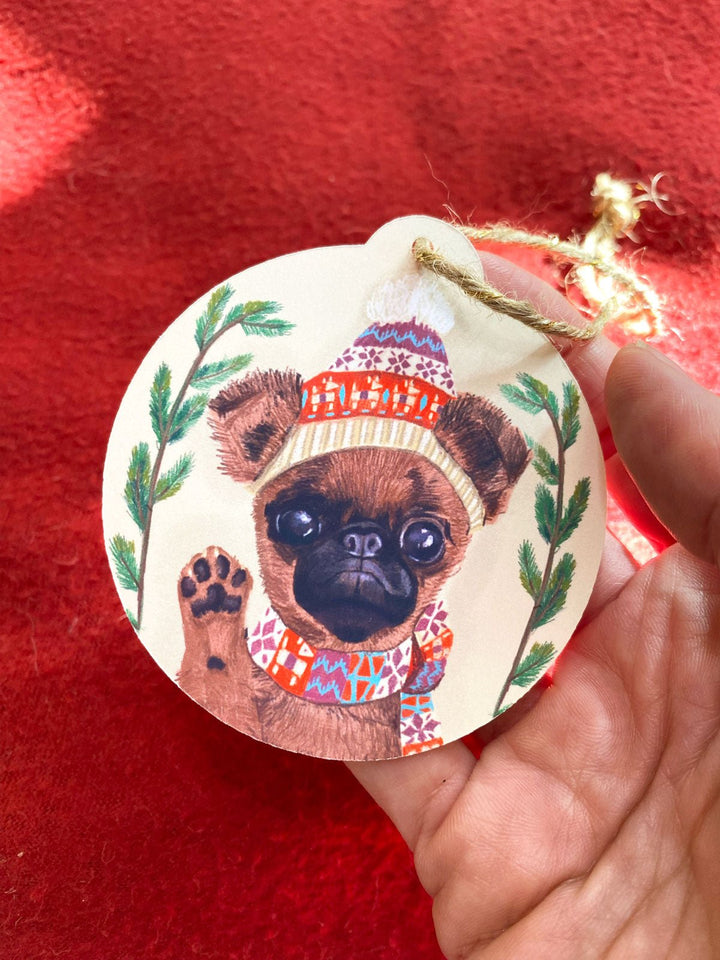 Jolly Paws - Christmas Dog Gift Tags (Set of 10) - Jolly Dragons