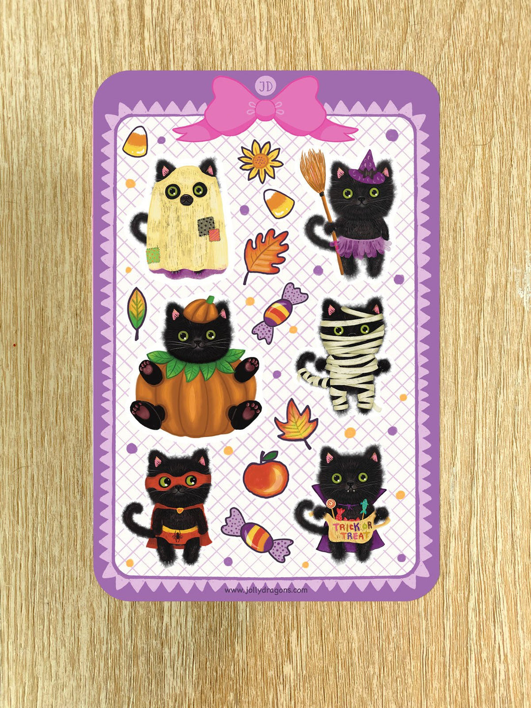 KURO - Halloween sticker sheet - Jolly Dragons